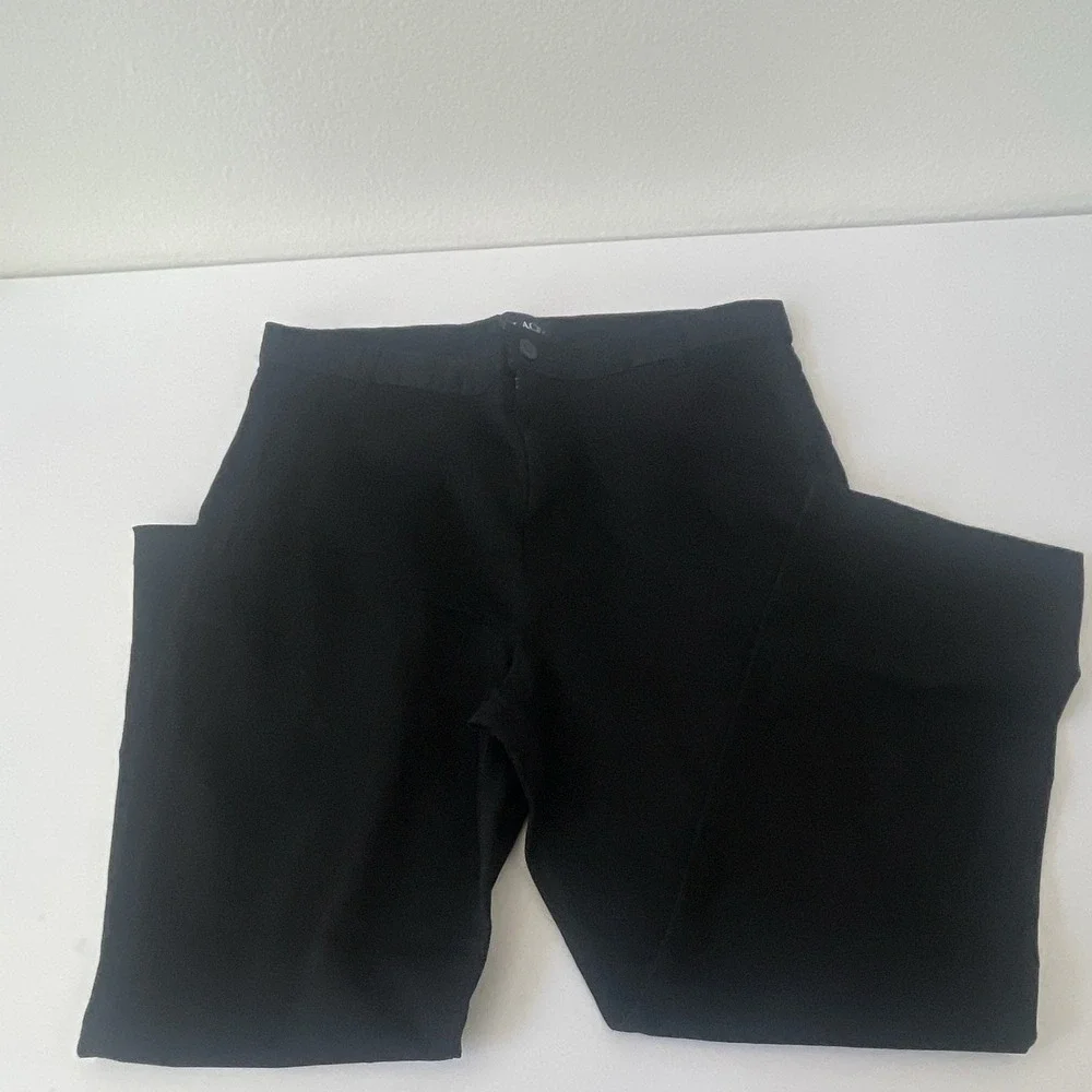 The Children's Place Boys Black Twill Dress Pants Cotton Regular Fit Pockets